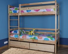 Двухъярусная кровать с ящиками SportBaby Babyson 4 лаковая 80x190см